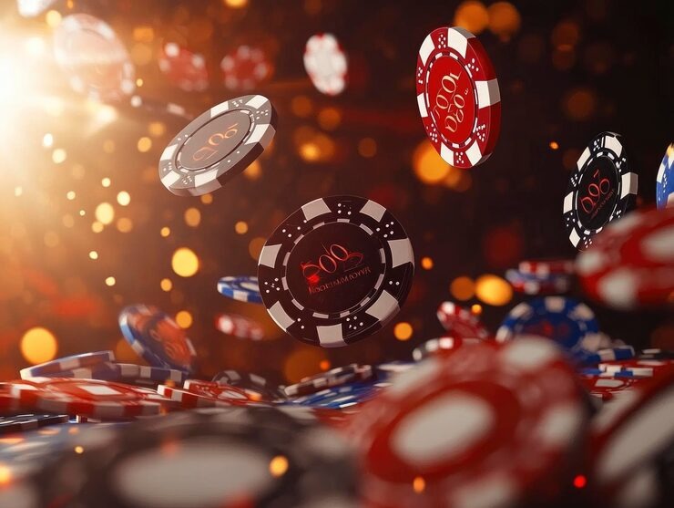 iOS web app running in Safari with live casino table